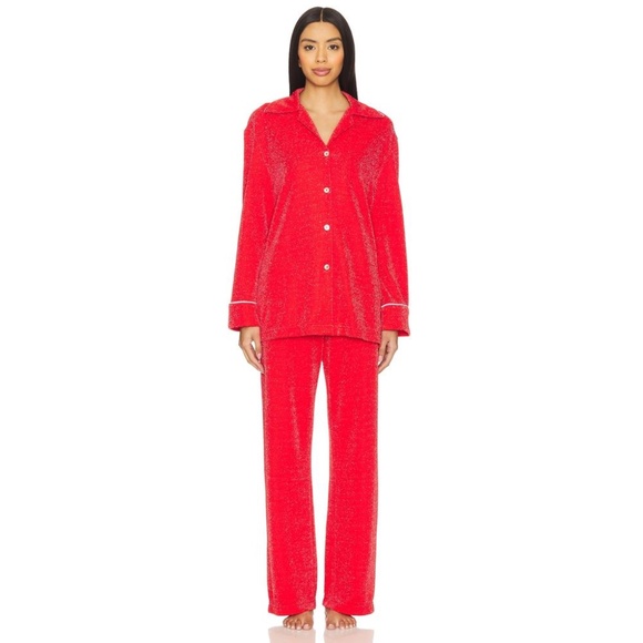 NWT Sleeper Saturn Lurex Pajama Set - size S - Picture 1 of 8